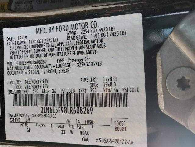 2020 LINCOLN MKZ RESERV - 3LN6L5F98LR608269