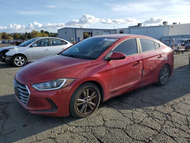 HYUNDAI ELANTRA SE 2017 burgundy  gas 5NPD84LF0HH060828 photo #1