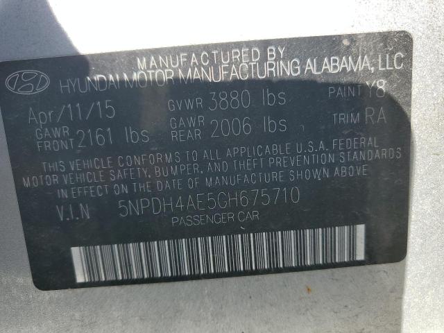 2016 HYUNDAI ELANTRA SE - 5NPDH4AE5GH675710