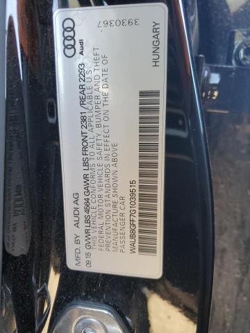 2016 AUDI A3 PREMIUM - WAUB8GFF7G1039515