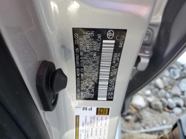 2022 TOYOTA COROLLA XS - JTNC4MBE3N3166290