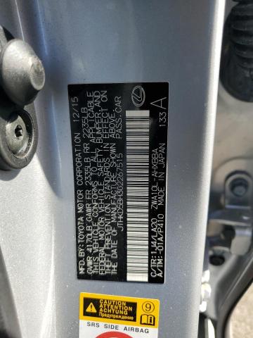 2016 LEXUS CT 200 - JTHKD5BH3G2267515