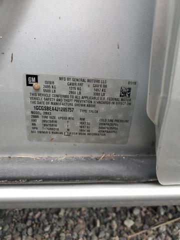 2018 CHEVROLET COLORADO - 1GCGSBEA4J1205757