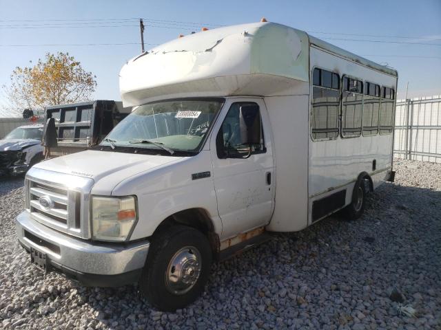 FORD ECONOLINE 2008 white cutaway gas 1FD3E35S88DB57141 photo #3