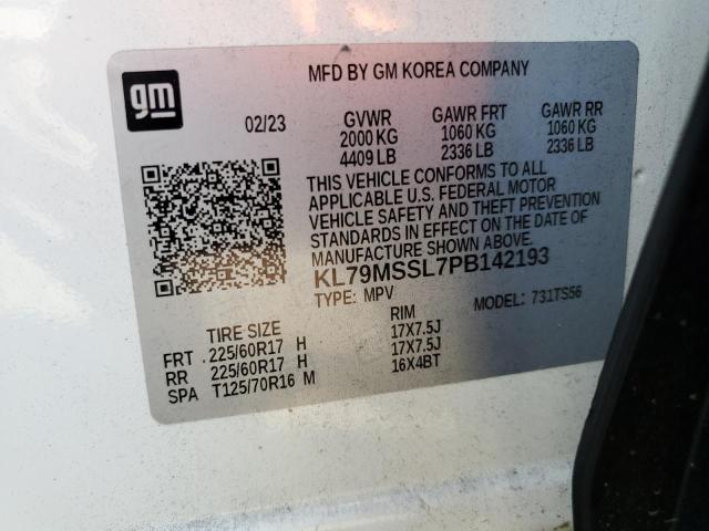 2023 CHEVROLET TRAILBLAZE - KL79MSSL7PB142193