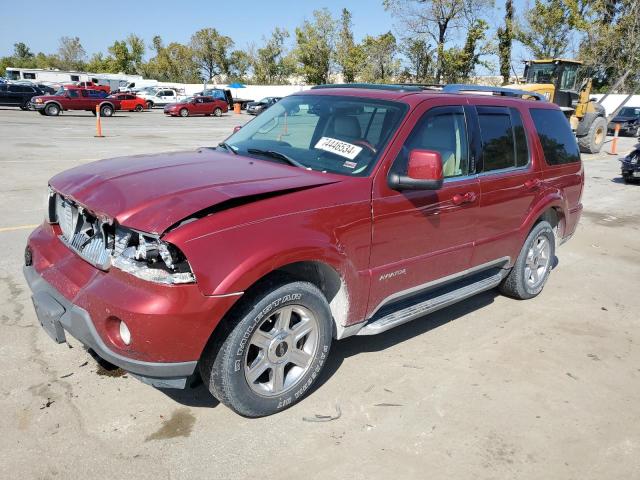 LINCOLN AVIATOR 2005 maroon 4dr spor gas 5LMEU88H95ZJ22368 photo #1