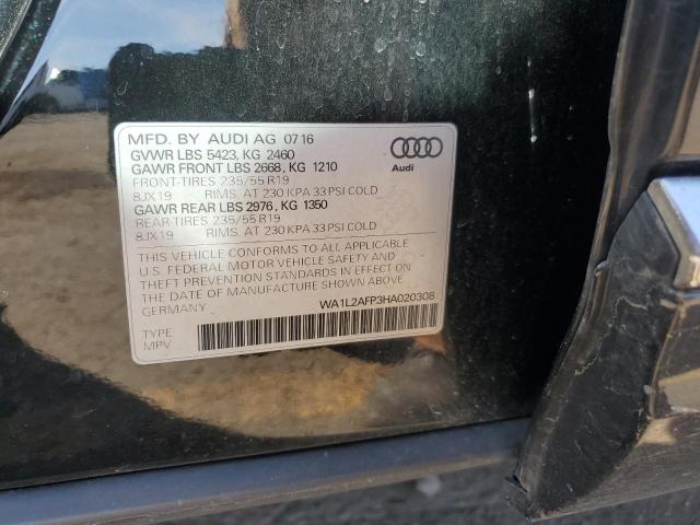 2017 AUDI Q5 PREMIUM - WA1L2AFP3HA020308