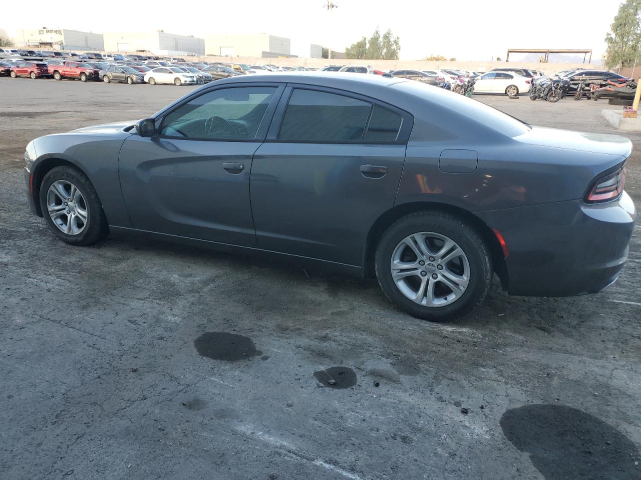 DODGE CHARGER SE 2015 charcoal  flexible fuel 2C3CDXBG3FH776619 photo #3