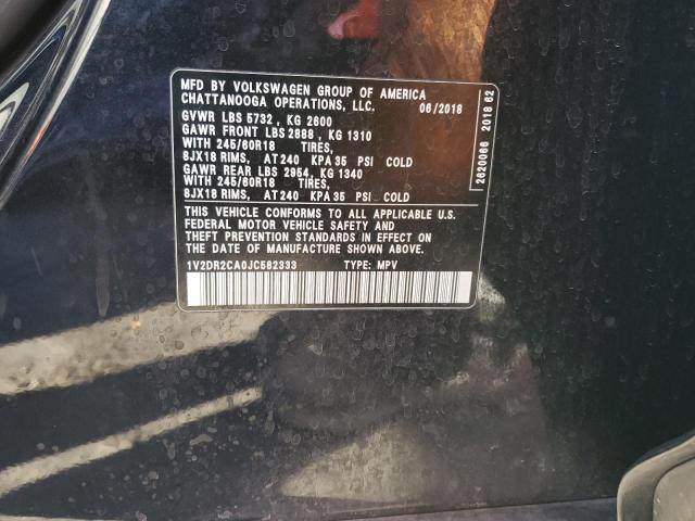 2018 VOLKSWAGEN ATLAS SE - 1V2DR2CA0JC582333