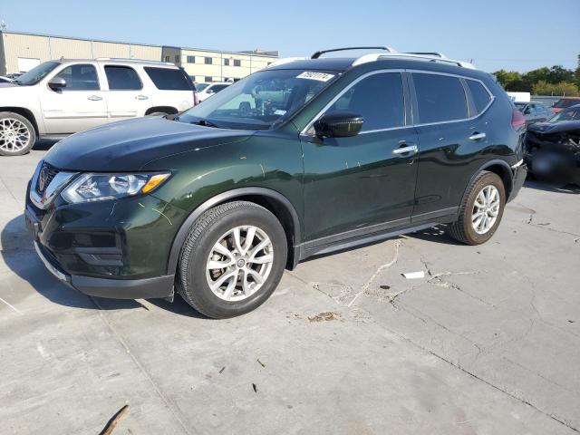 NISSAN ROGUE S 2020 green  gas 5N1AT2MT6LC769225 photo #1