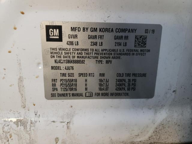 2019 BUICK ENCORE SPO - KL4CJ1SB6KB888592