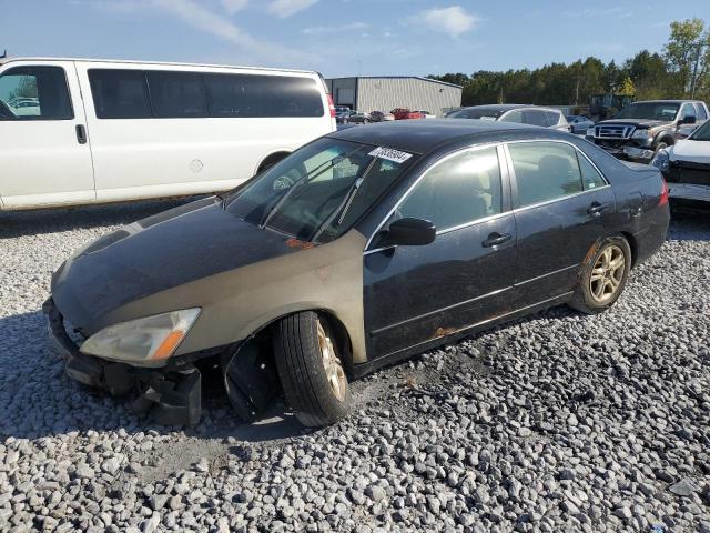 HONDA ACCORD SE 2007 black  gas 1HGCM56347A032830 photo #1