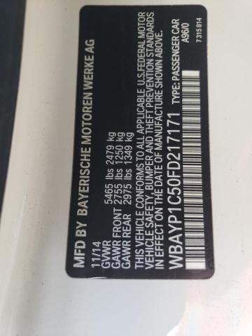 2015 BMW 650 XI - WBAYP1C50FD217171