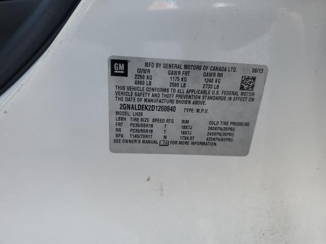 VIN 2GNALDEK2D1268840 2013 Chevrolet Equinox, LT no.13