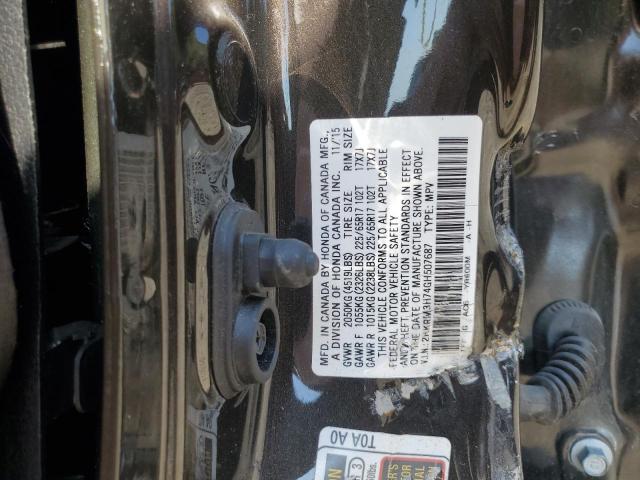 2016 HONDA CR-V EXL - 2HKRM3H74GH507687