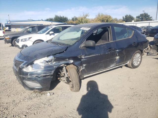 NISSAN VERSA S 2015 black sedan 4d gas 3N1CN7AP7FL912299 photo #1