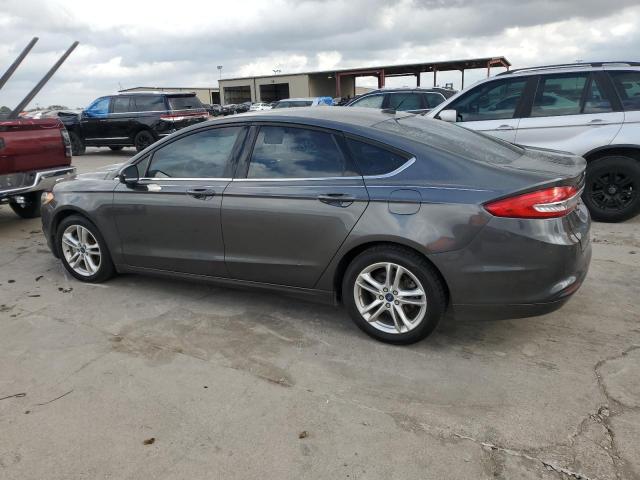 FORD FUSION SE 2018 gray  gas 3FA6P0HD5JR224434 photo #3