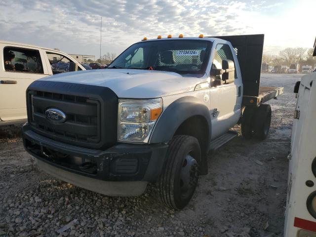 FORD F450 SUPER 2011 white chassis diesel 1FDUF4GT7BEB54360 photo #1