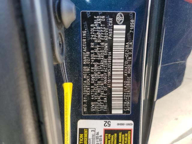 VIN 4T1B11HK5JU589814 2018 Toyota Camry, L no.13