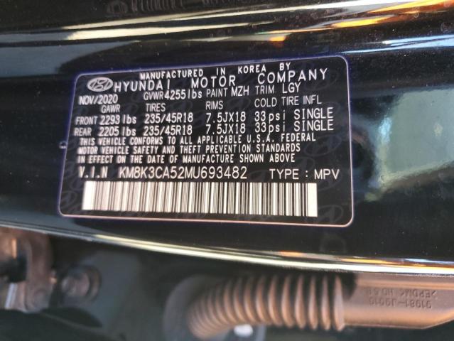 VIN KM8K3CA52MU693482 2021 Hyundai Kona, Limited no.13