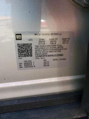 2022 CHEVROLET TRAVERSE L - 1GNERFKWXNJ123085