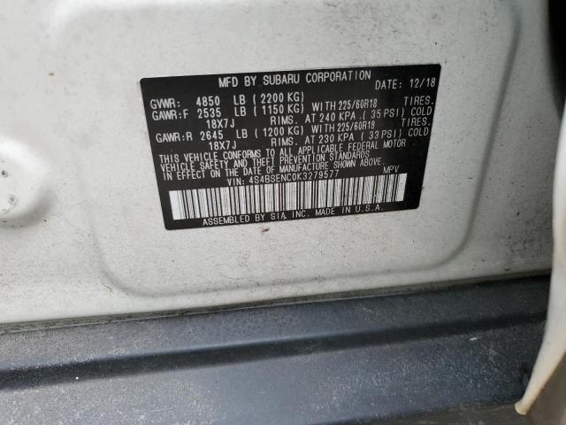 VIN 4S4BSENC0K3279577 2019 Subaru Outback, 3.6R Lim... no.13