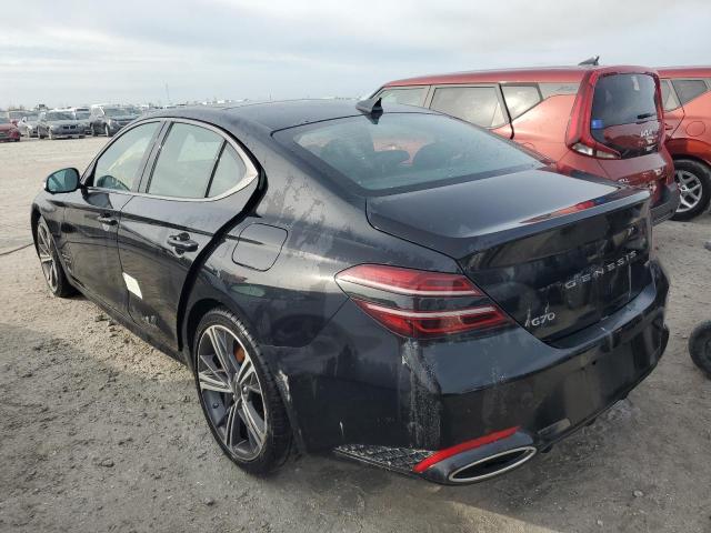 GENESIS G70 SPORT 2023 black  gas KMTG54SE4RU137126 photo #3