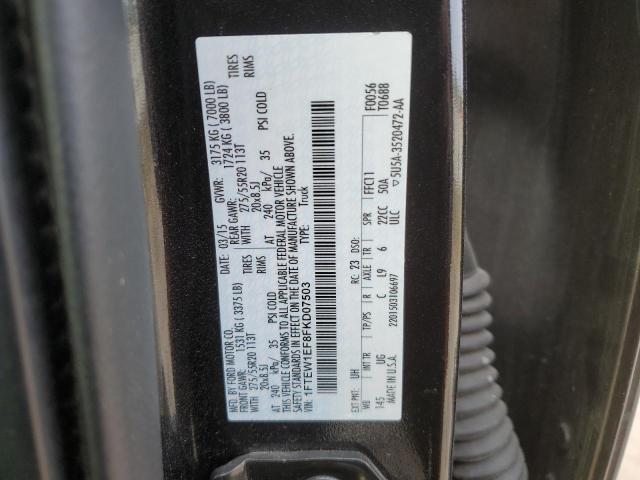 2015 FORD F150 SUPER - 1FTEW1EF8FKD07503