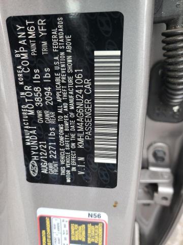 2022 HYUNDAI ELANTRA SE - KMHLM4AG6NU241061