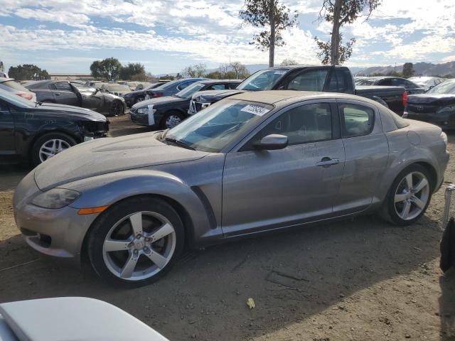 MAZDA RX8 2004 gray  gas JM1FE17N240117619 photo #1