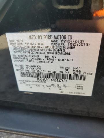 2022 FORD ECOSPORT S - MAJ6S3GL6NC457607