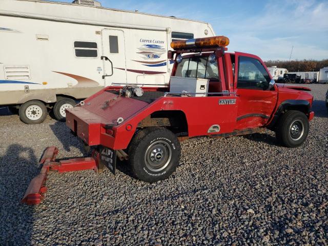 CHEVROLET GMT-400 K2 1990 red pickup gas 1GCGK24K5LE114647 photo #4