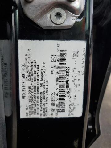 VIN 3FA6P0HD9KR203829 2019 Ford Fusion, SE no.12