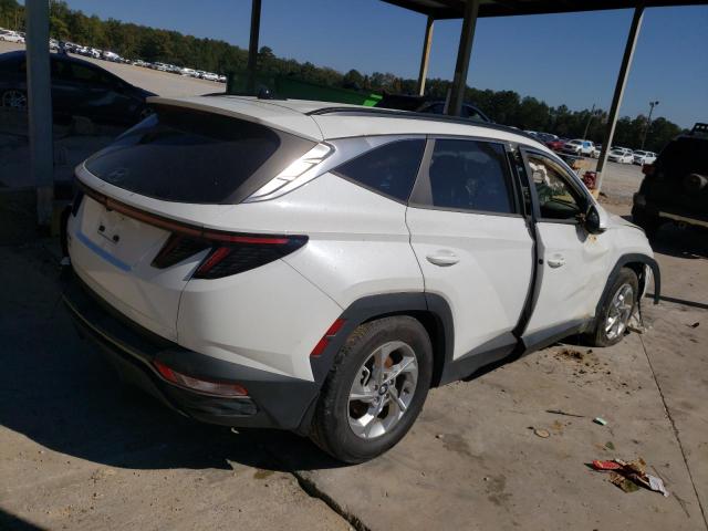 HYUNDAI TUCSON SEL 2022 white  gas 5NMJB3AE9NH085437 photo #4