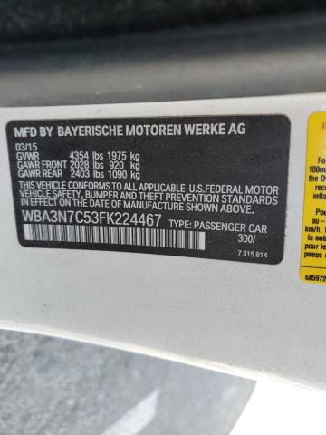 VIN WBA3N7C53FK224467 2015 BMW 4 SERIES no.12