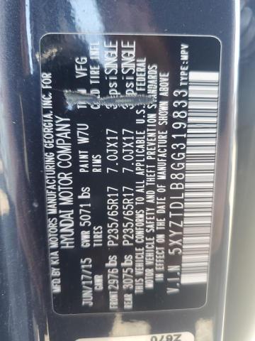 2016 HYUNDAI SANTA FE S - 5XYZTDLB8GG319833
