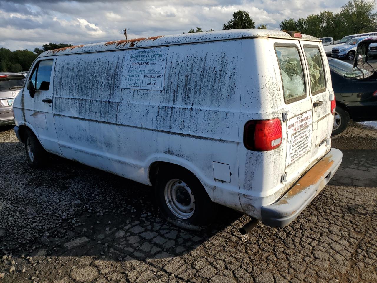 Lot #2960056145 1997 DODGE RAM VAN B2