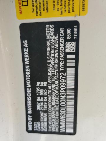 2022 MINI COOPER JOH WMW63DL00N3P09972
