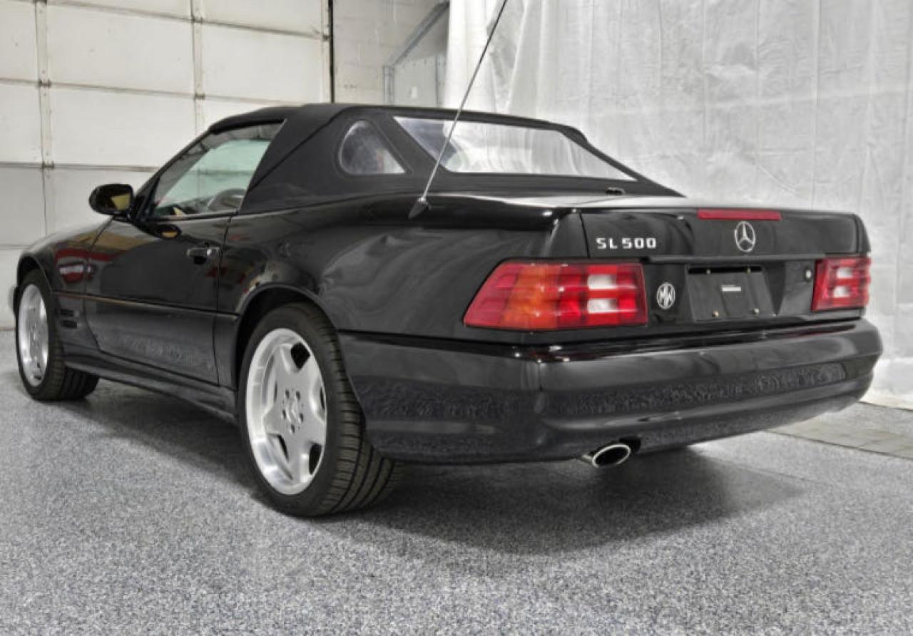 MERCEDES-BENZ SL 500 2002 black converti gas WDBFA68FX2F204564 photo #4