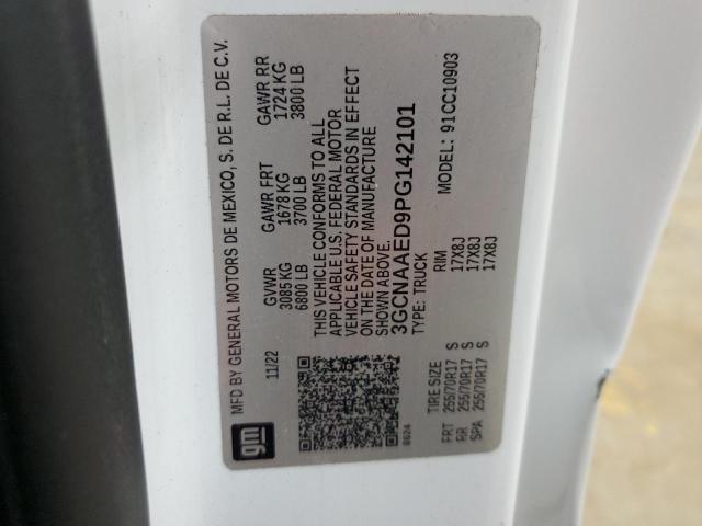 2023 CHEVROLET SILVERADO - 3GCNAAED9PG142101