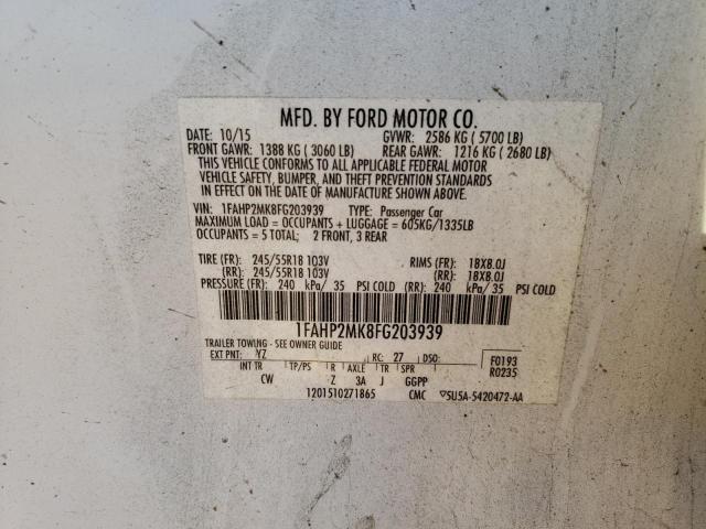 VIN 1FAHP2MK8FG203939 2015 Ford Taurus, Police Inte... no.12