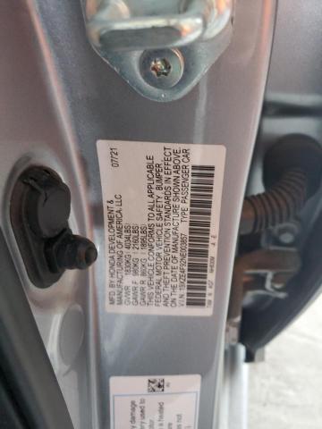 2022 HONDA INSIGHT TO 19XZE4F92NE003857