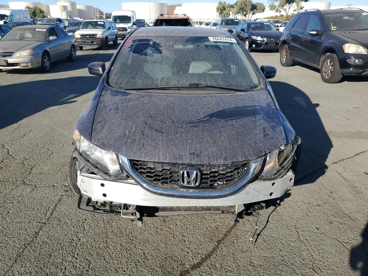 Lot #2988794658 2014 HONDA CIVIC LX