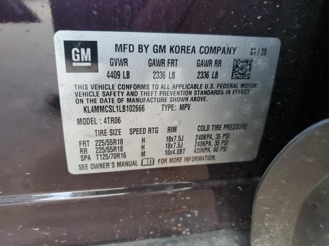 2020 BUICK ENCORE GX - KL4MMCSL1LB102666