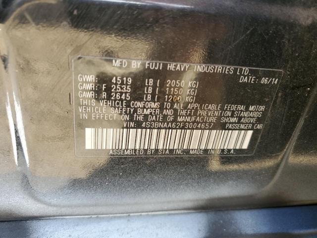 2015 SUBARU LEGACY 2.5 - 4S3BNAA62F3004657