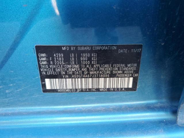 2018 SUBARU IMPREZA - 4S3GTAA67J3719986