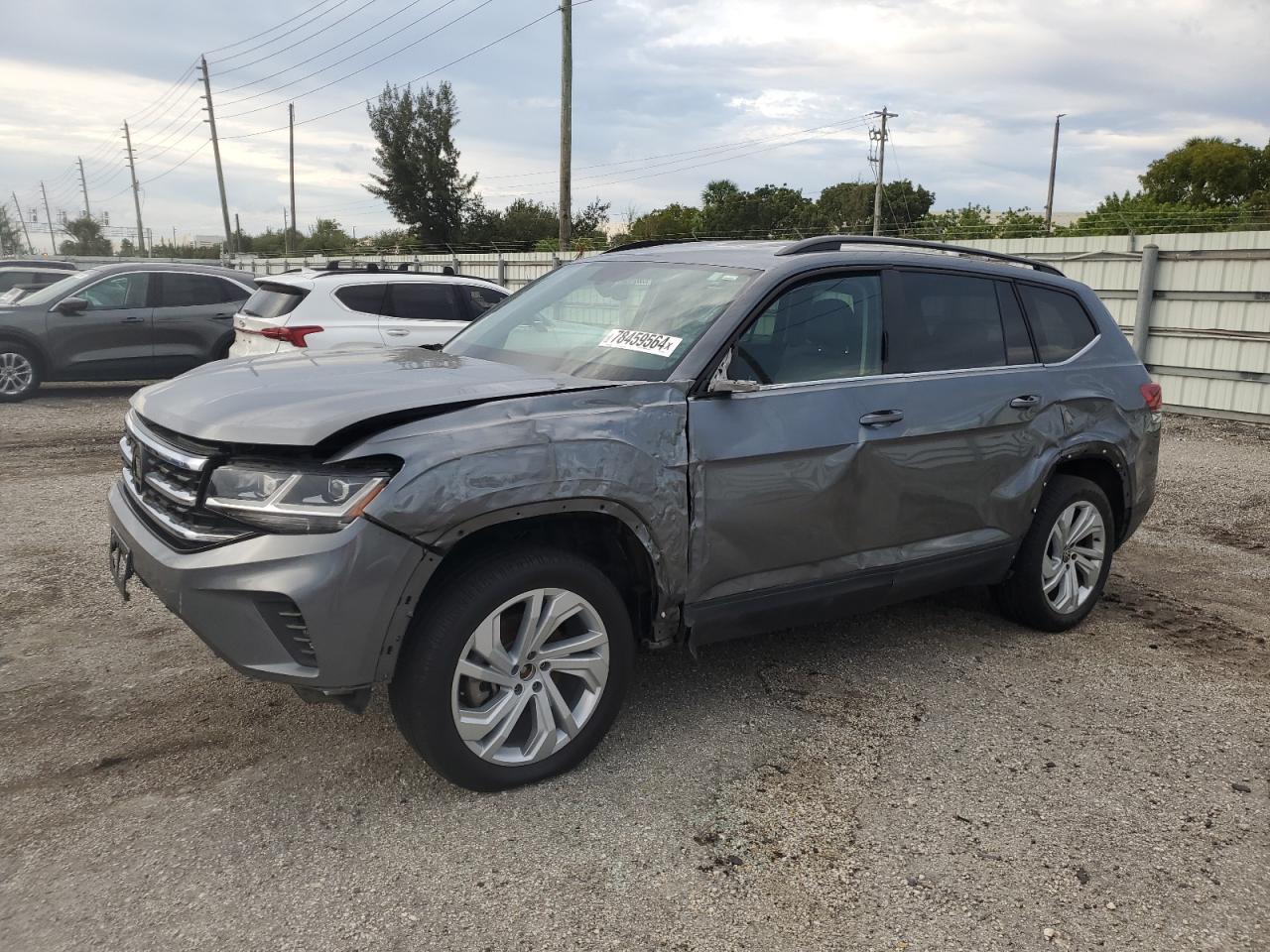 Lot #2943191385 2021 VOLKSWAGEN ATLAS SE