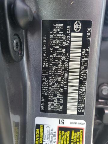 2018 TOYOTA CAMRY L - 4T1B11HK7JU024254