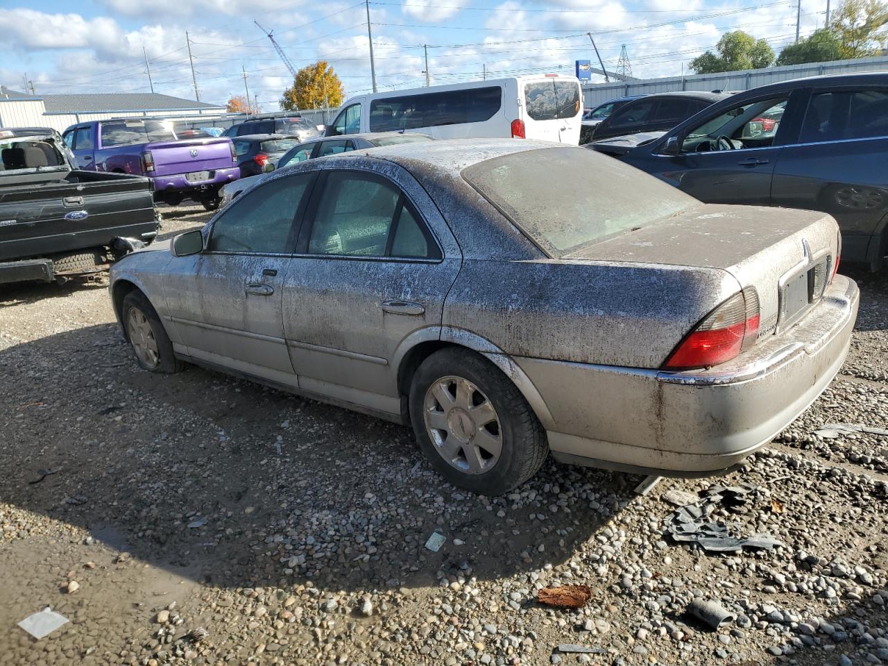 LINCOLN LS 2004 silver  gas 1LNHM86SX4Y628777 photo #3