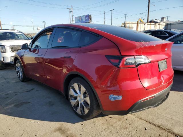 TESLA MODEL Y 2021 red  Electric 5YJYGDEE7MF214971 photo #3